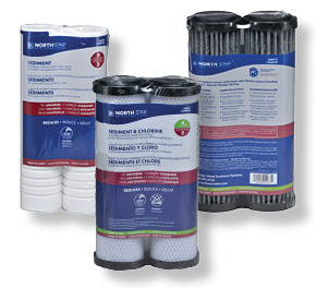 North Star 2.5x10 Premium Carbon Filter Cartridge with FACT®, 0.7 micron, 2-Pack NSF217 7358234